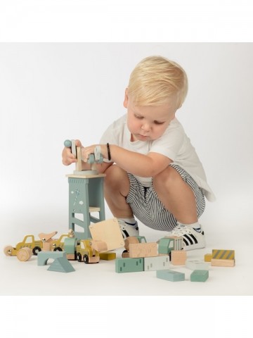 Label label construction site 3