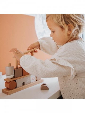 Label label stacking blocks nougat 2