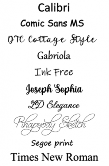 Lettertypen webshop 3