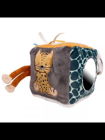 Tryco plush activity cube jungle 12