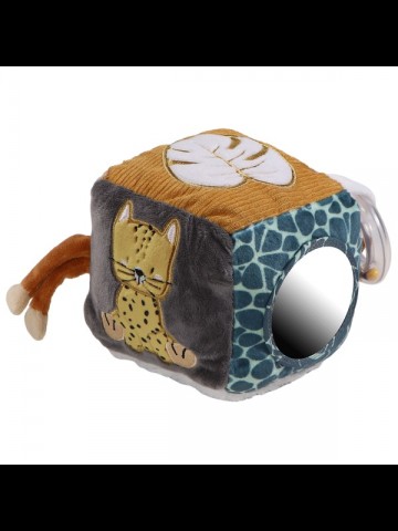 Tryco plush activity cube jungle 2