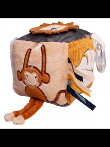 Tryco plush activity cube jungle 6