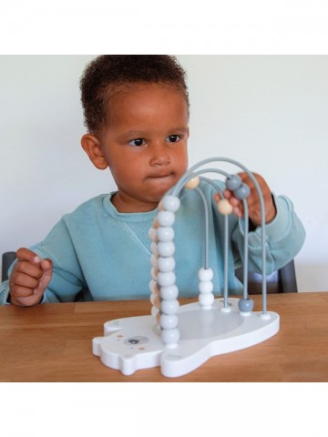 Tryco wooden abacus polar bear 1