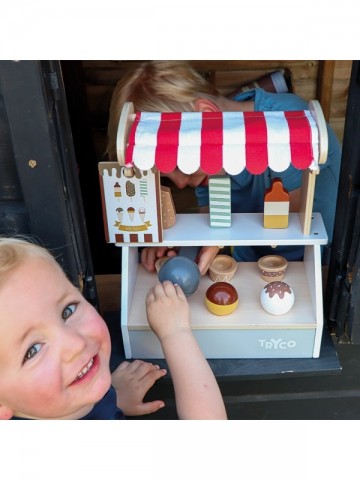 Tryco wooden ice cream cart 1