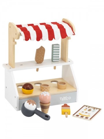 Tryco wooden ice cream cart 2